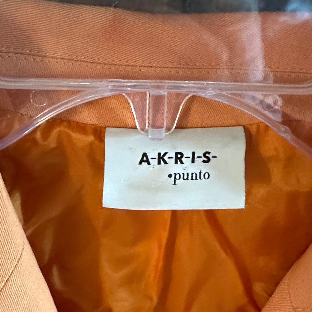 Akris Punto Women's Orange Blazer - Picture 2 of 5